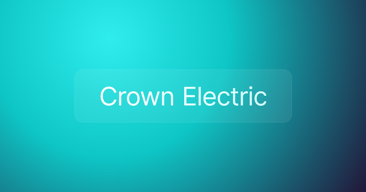 Crown Electric