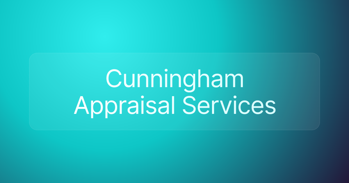 Cunningham Appraisal Services
