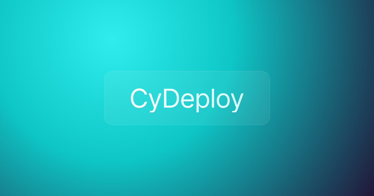 CyDeploy