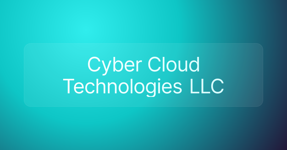 Cyber Cloud Technologies LLC