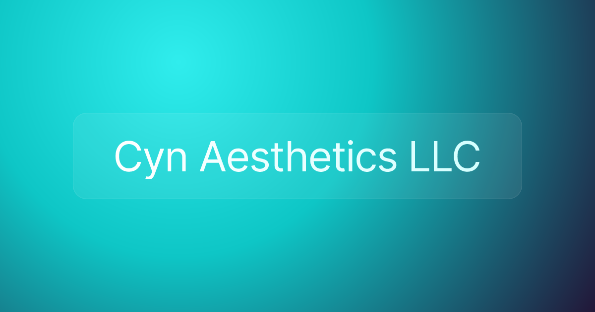 Cyn Aesthetics LLC