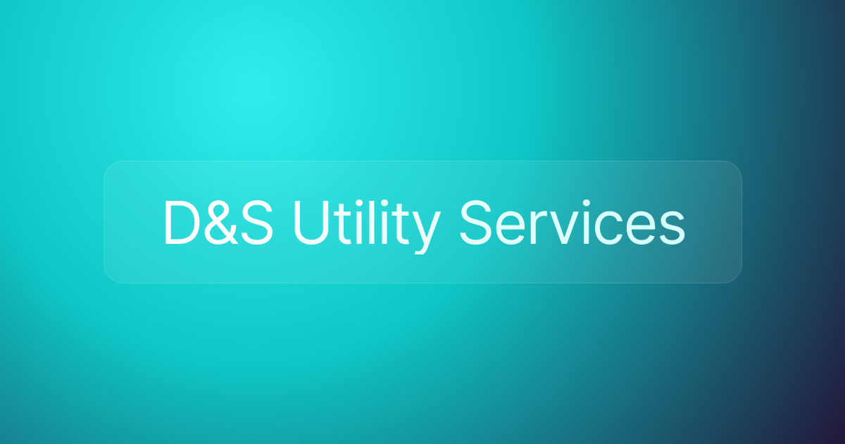 D&S Utility Services