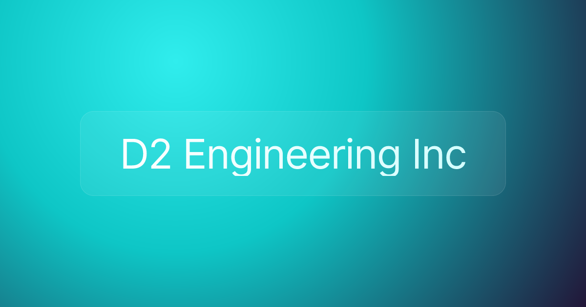 D2 Engineering Inc