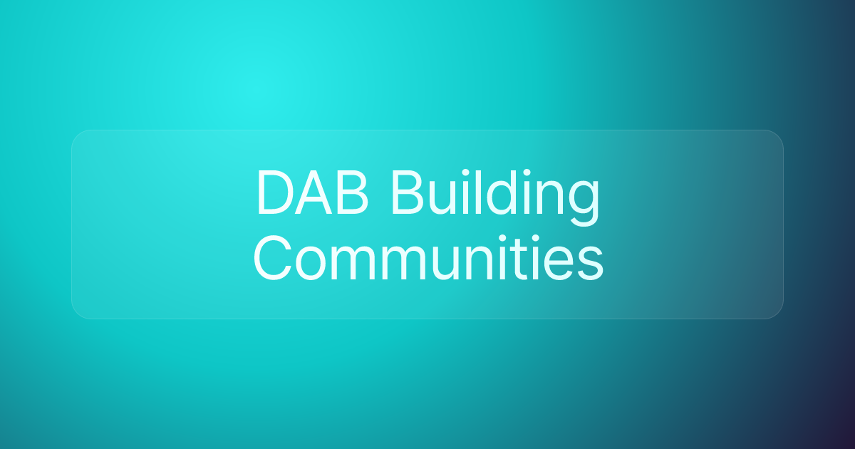 DAB Building Communities