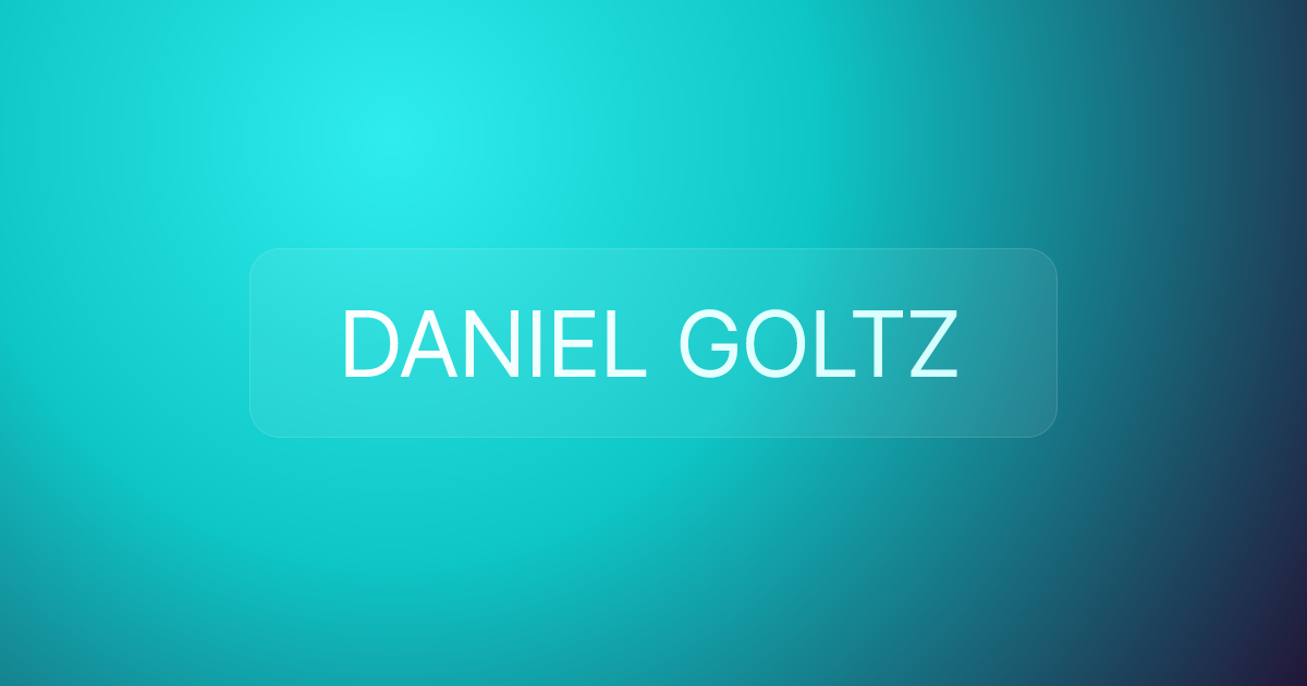 DANIEL GOLTZ