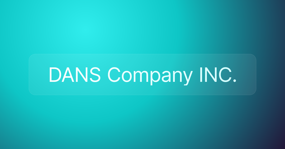 DANS Company INC.