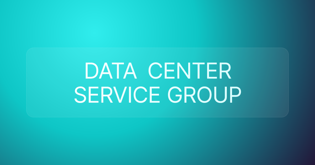 DATA CENTER SERVICE GROUP