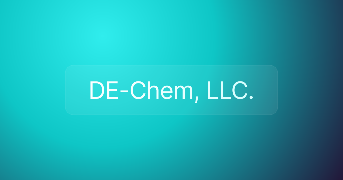DE-Chem, LLC.