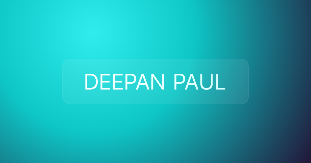 DEEPAN PAUL