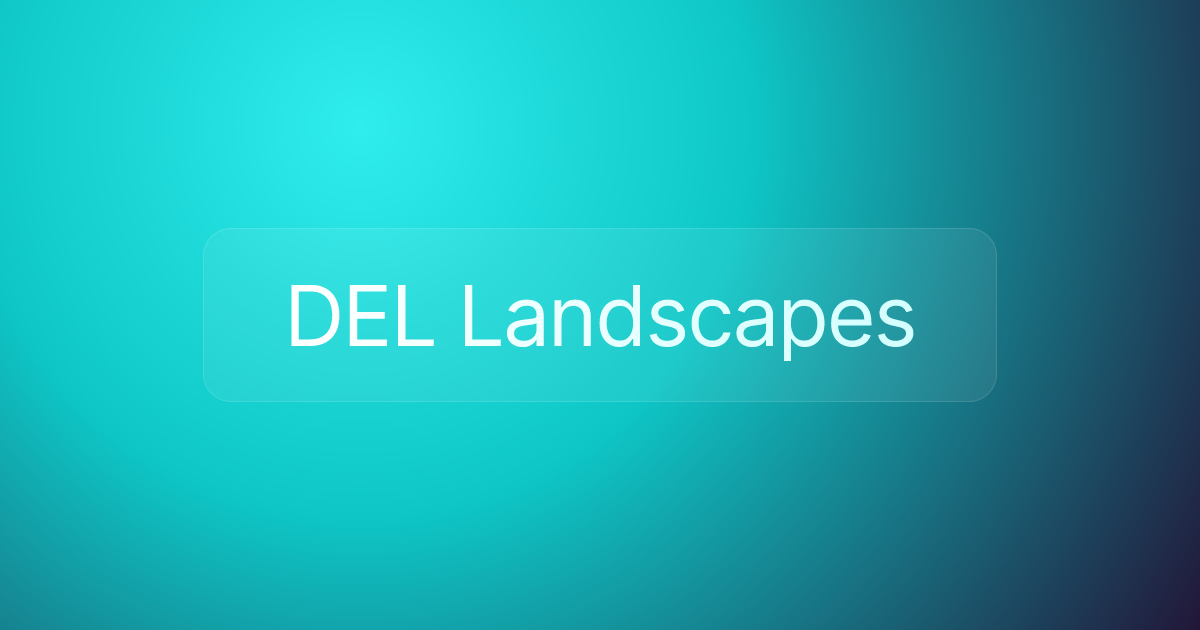 DEL Landscapes
