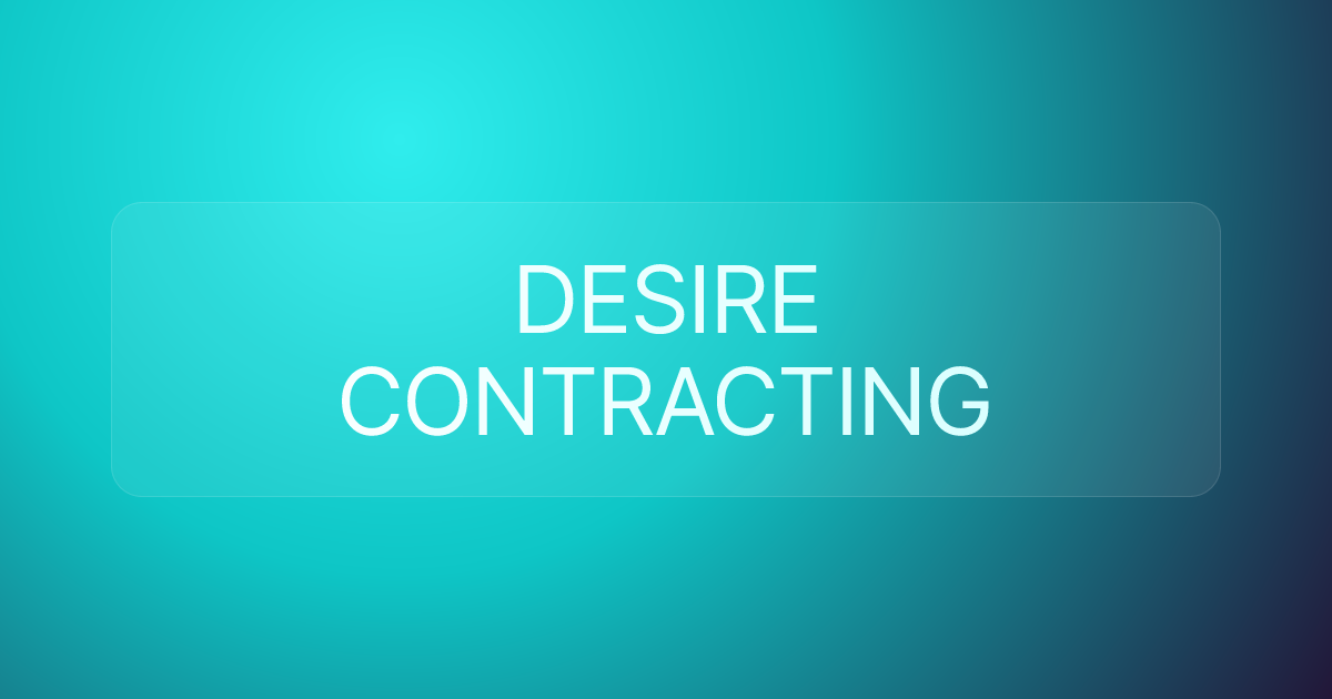 DESIRE CONTRACTING