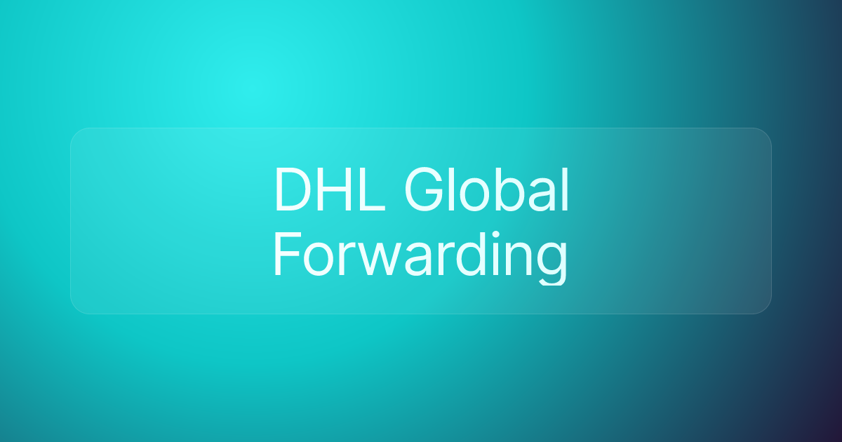 DHL Global Forwarding