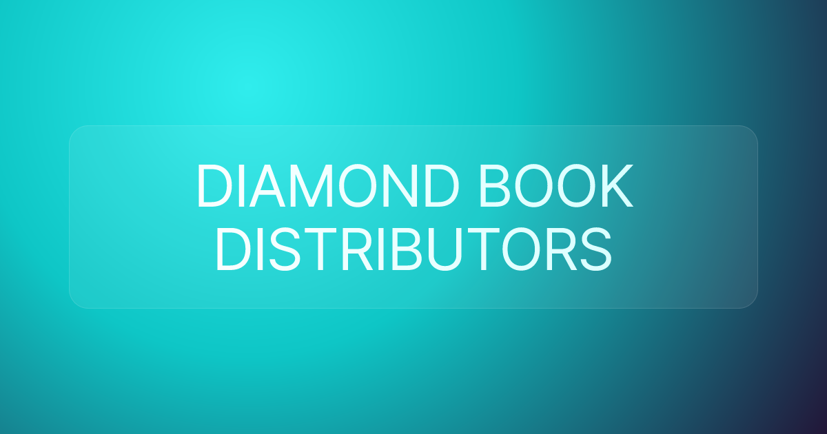 DIAMOND BOOK DISTRIBUTORS