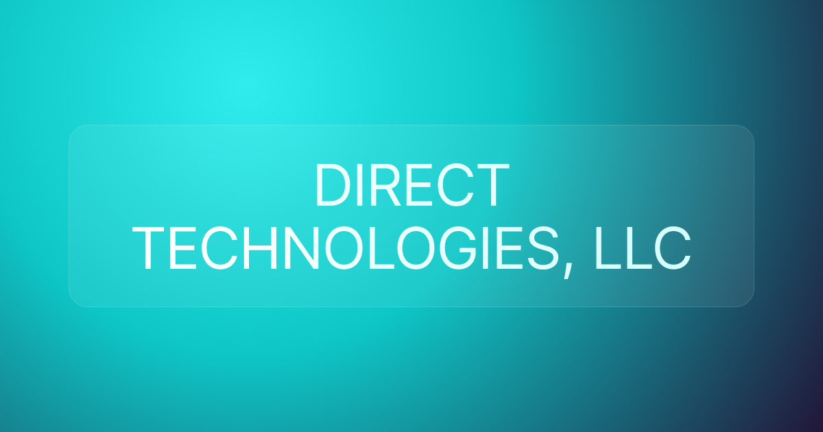 DIRECT TECHNOLOGIES, LLC