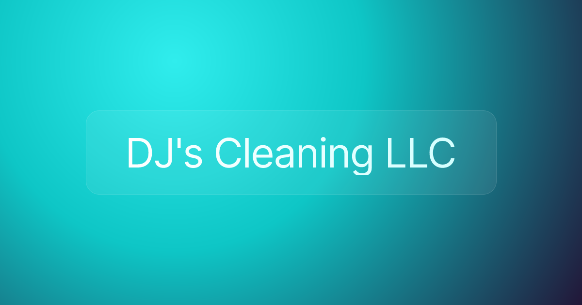 DJ's Cleaning LLC