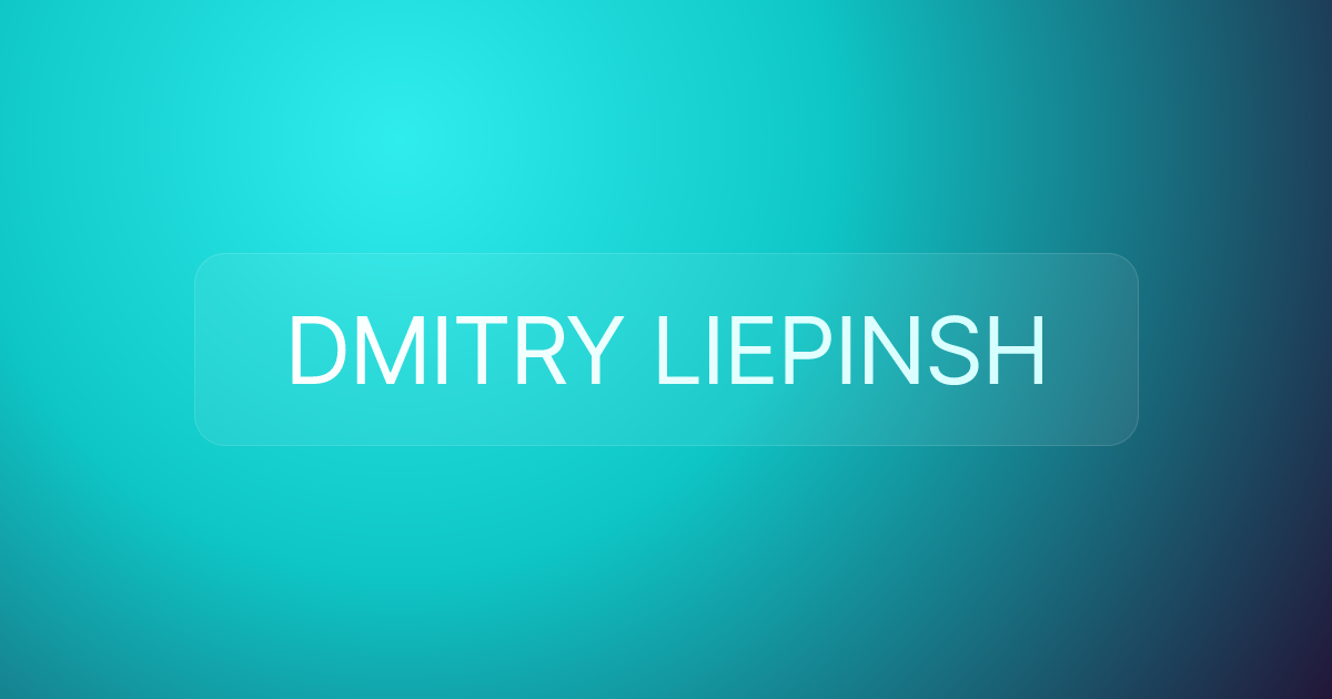 DMITRY LIEPINSH