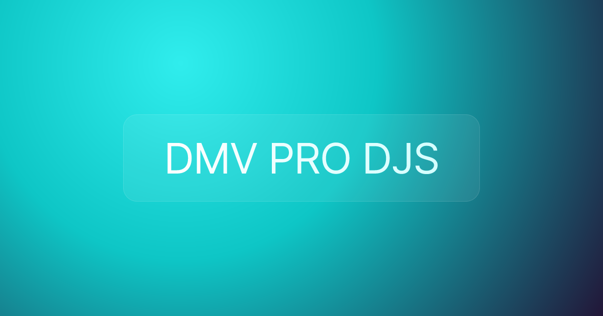 DMV PRO DJS