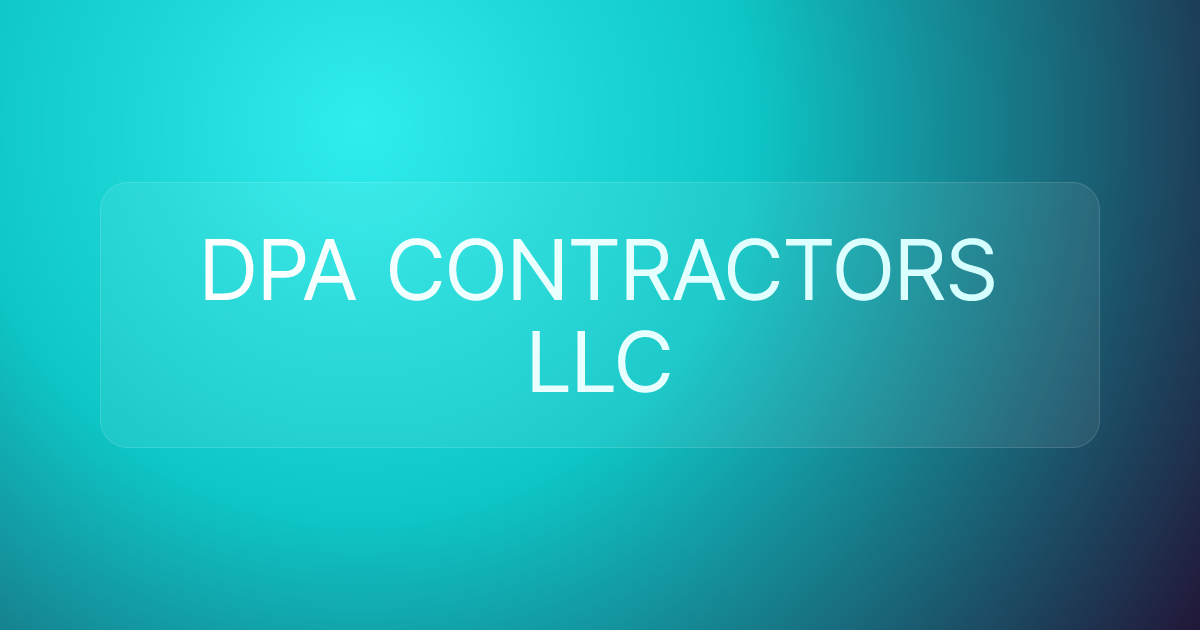 DPA CONTRACTORS LLC