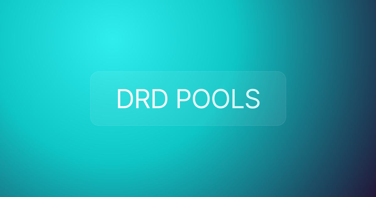 DRD POOLS