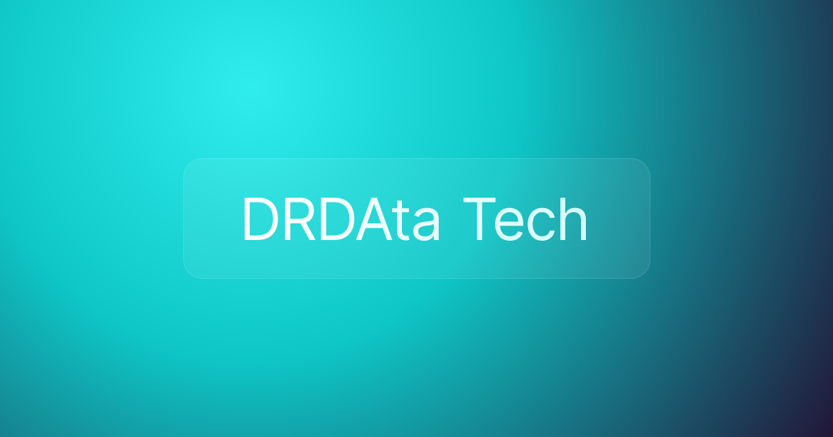 DRDAta Tech