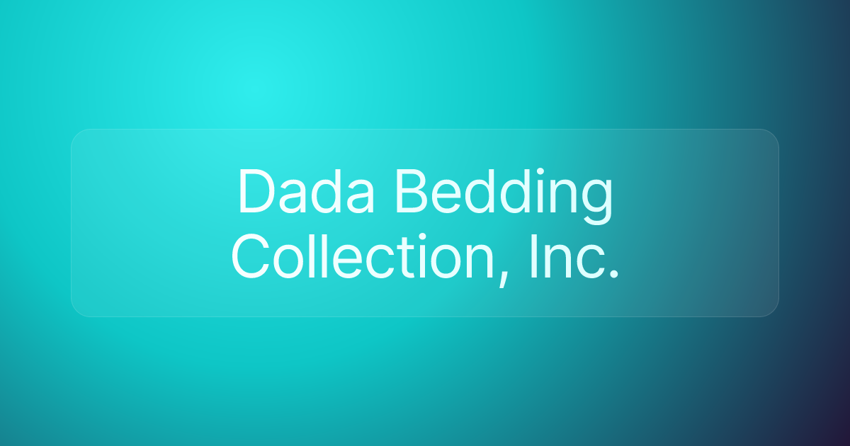 Dada Bedding Collection, Inc.