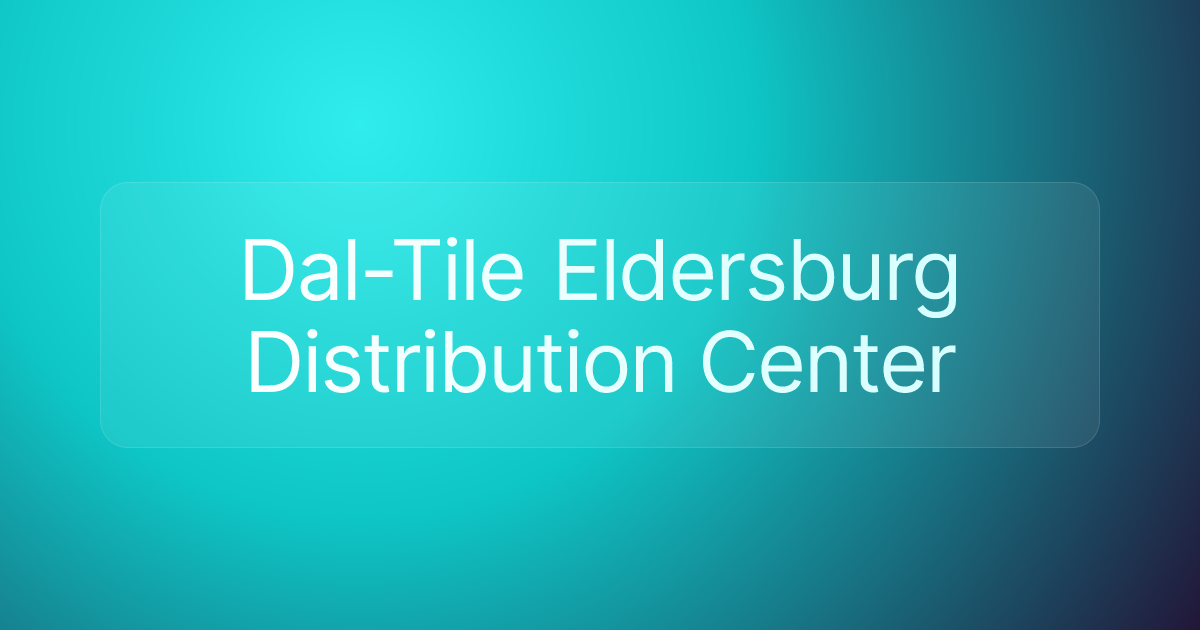 Dal-Tile Eldersburg Distribution Center