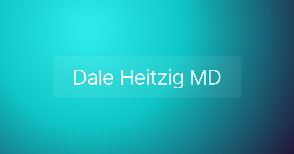 Dale Heitzig MD