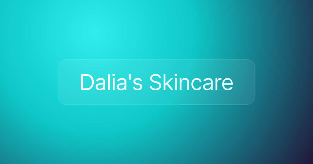 Dalia's Skincare