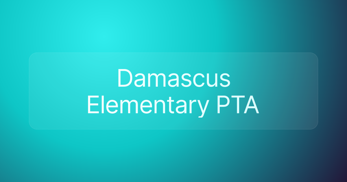 Damascus Elementary PTA