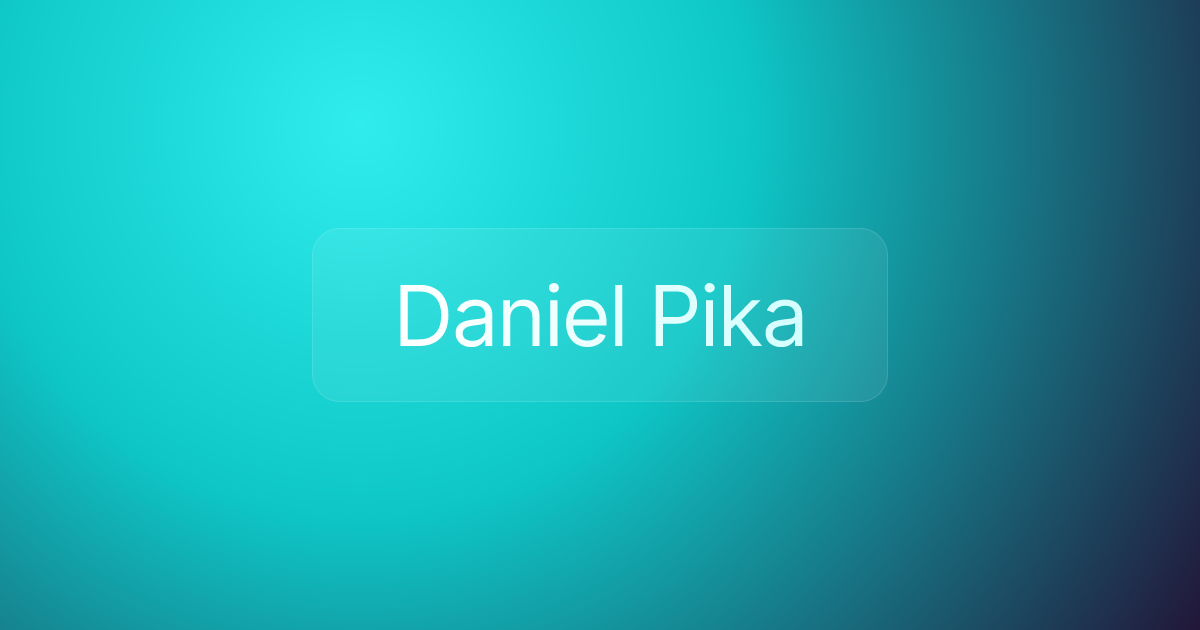 Daniel Pika