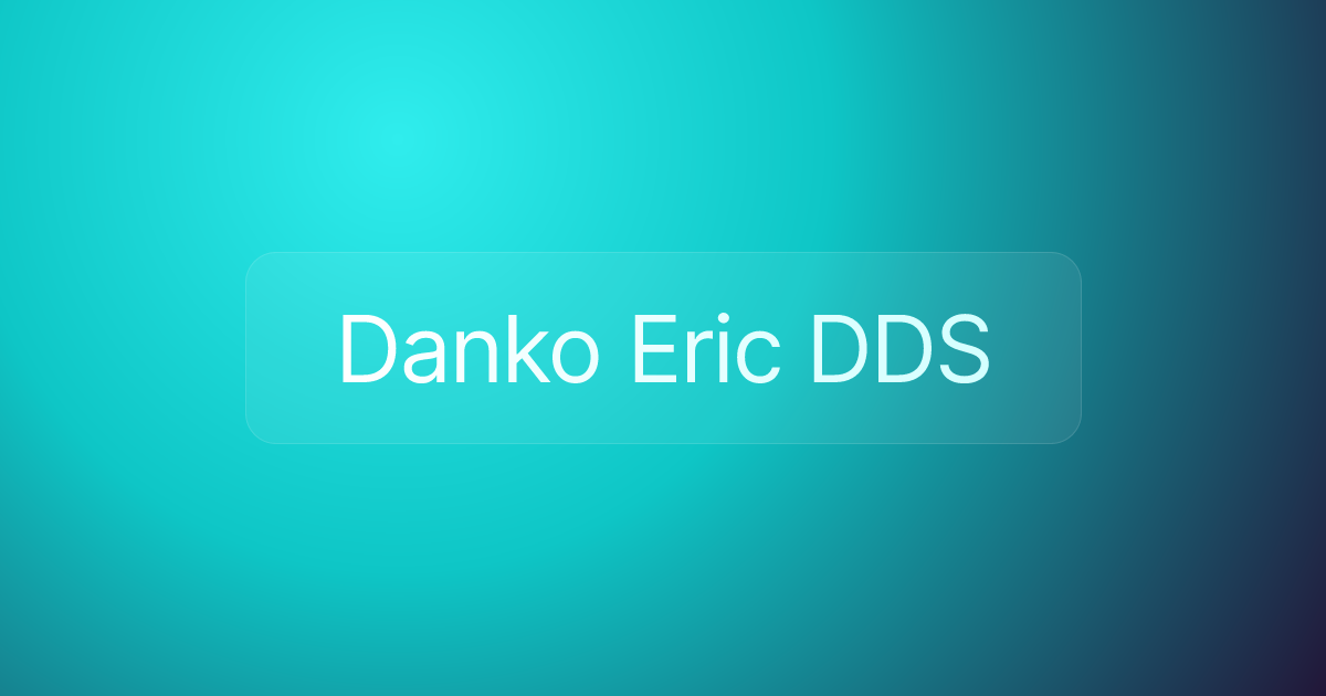 Danko Eric DDS