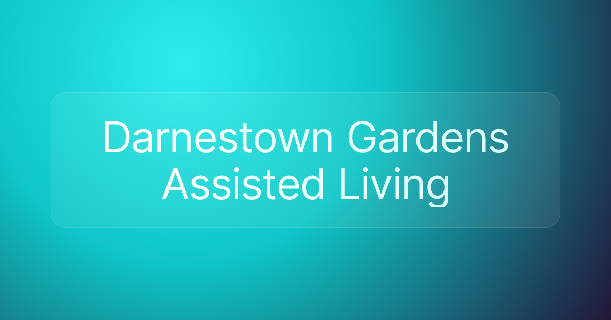 Darnestown Gardens Assisted Living
