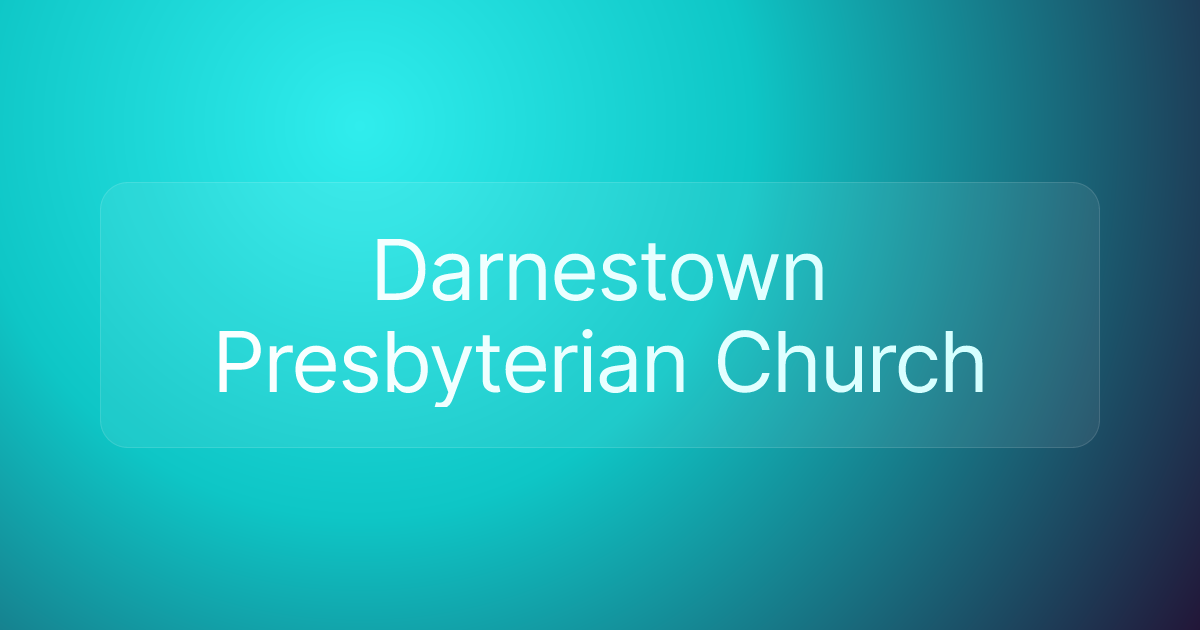 Darnestown Presbyterian Church