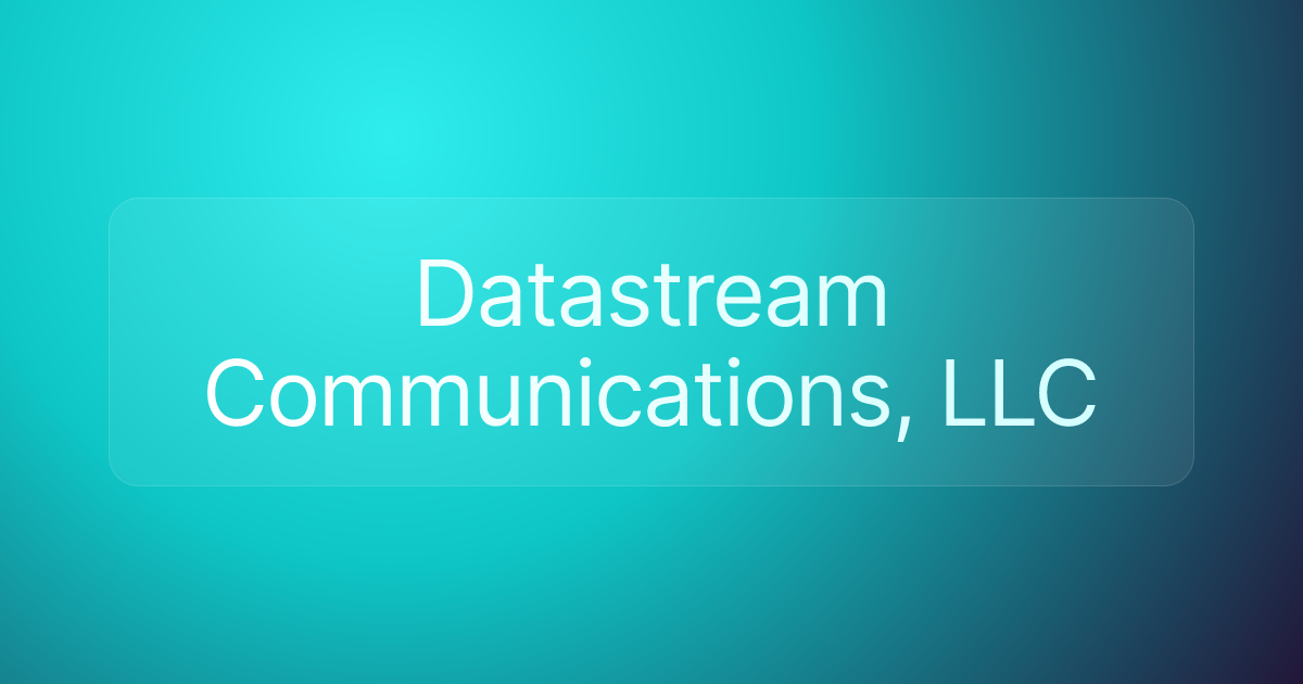 Datastream Communications, LLC