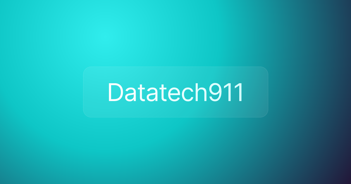 Datatech911