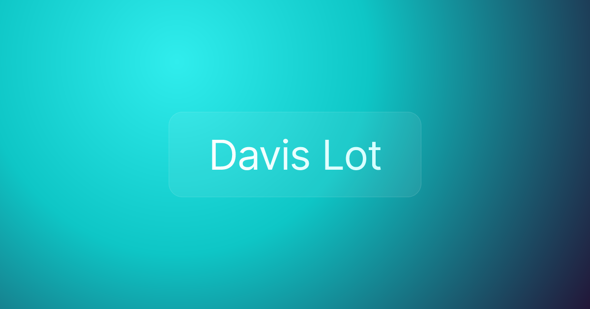 Davis Lot