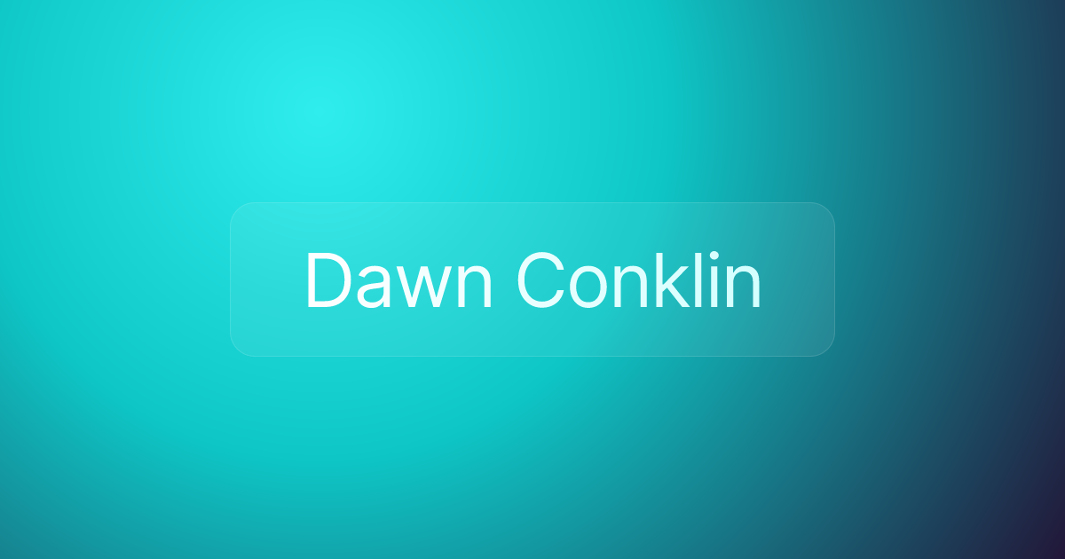 Dawn Conklin