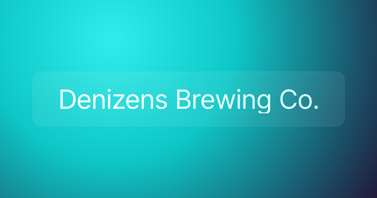Denizens Brewing Co.