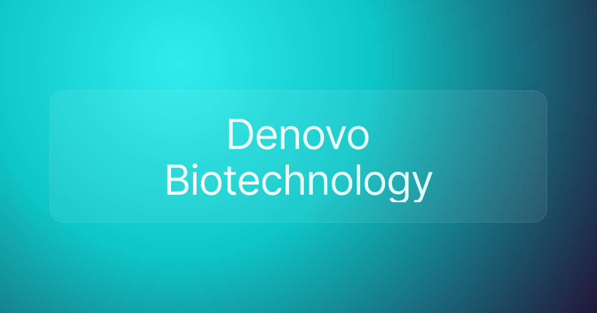 Denovo Biotechnology