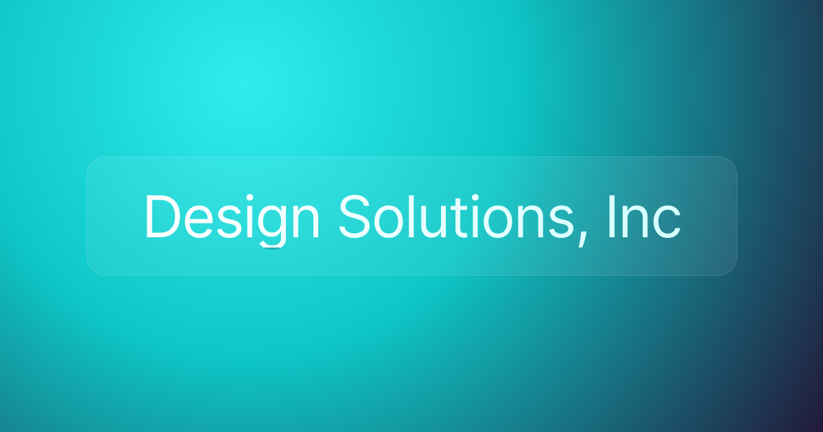 Design Solutions, Inc