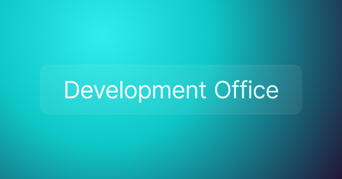 Development Office