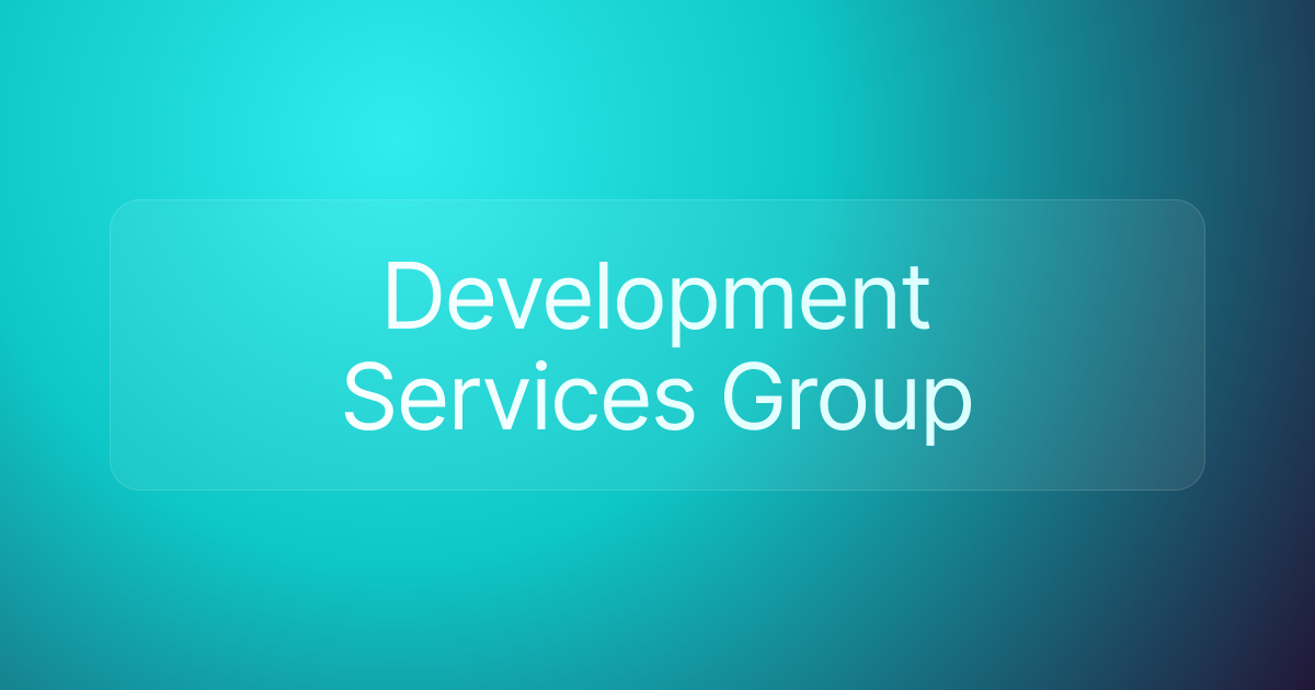 Development Services Group
