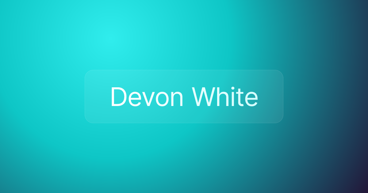 Devon White
