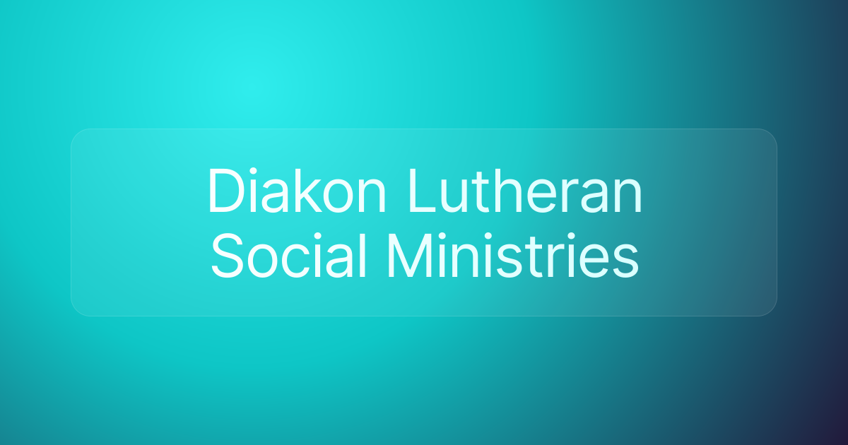 Diakon Lutheran Social Ministries