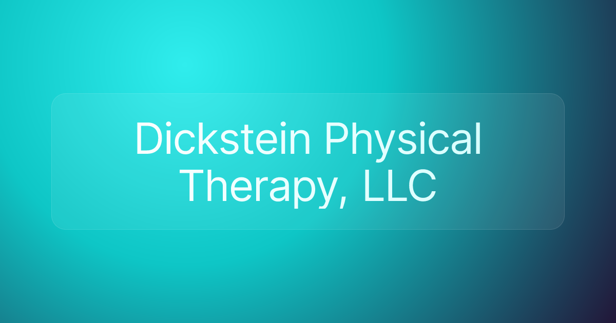 Dickstein Physical Therapy, LLC