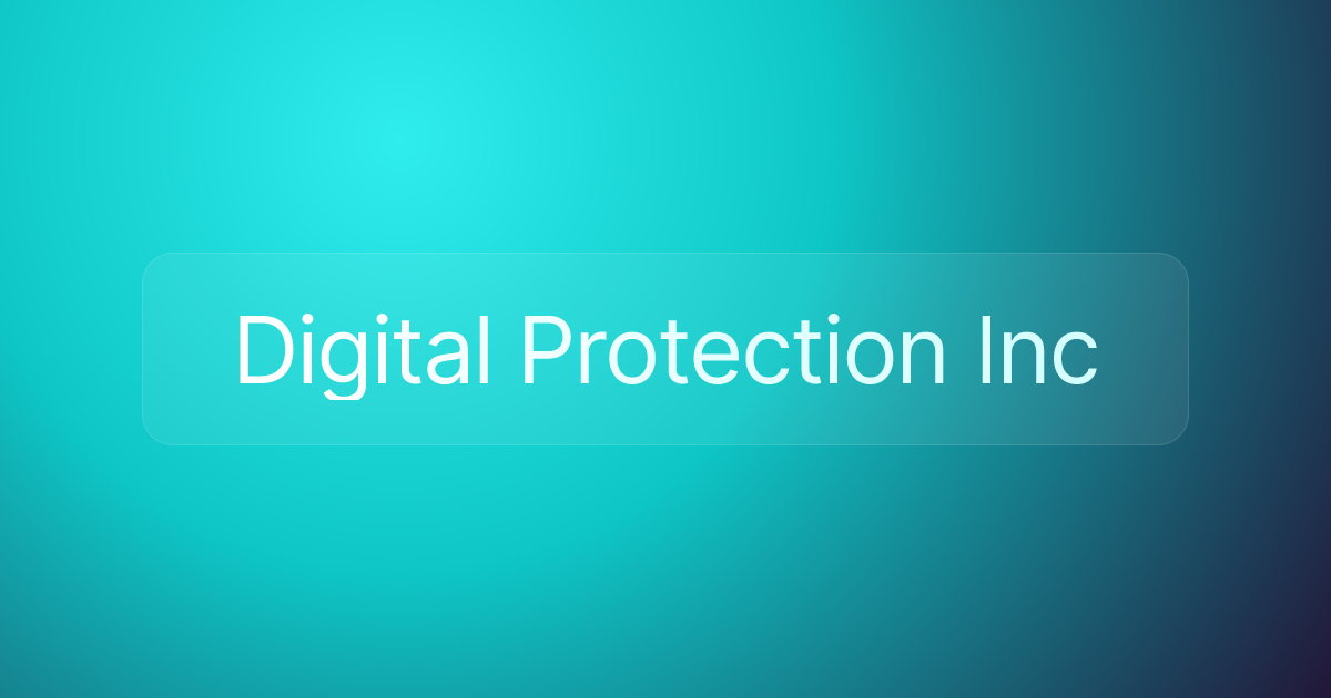 Digital Protection Inc