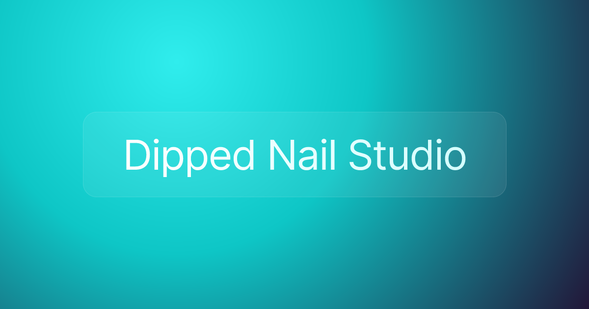 Dipped Nail Studio