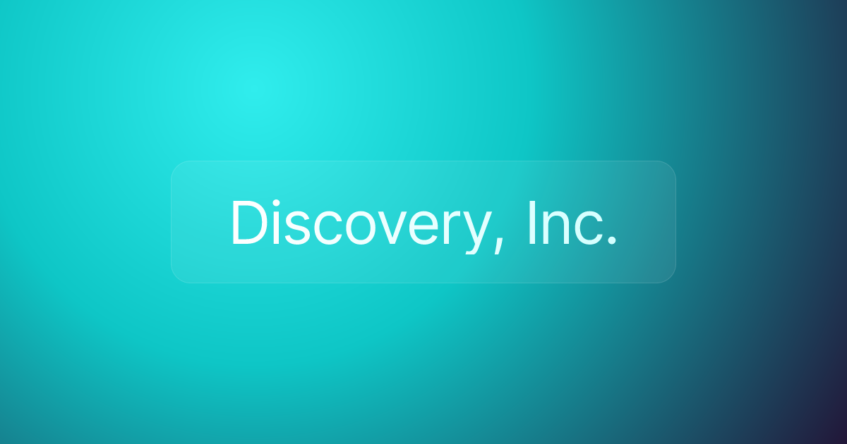 Discovery, Inc.