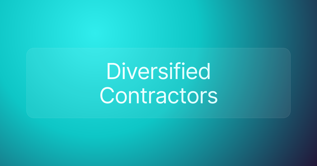Diversified Contractors