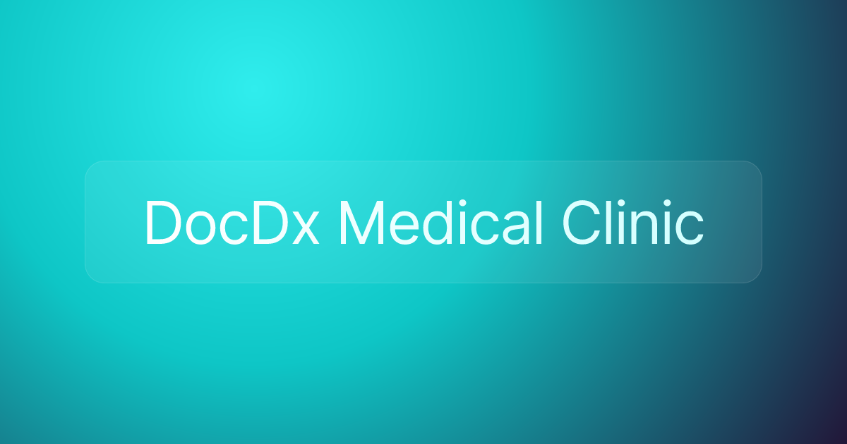 DocDx Medical Clinic